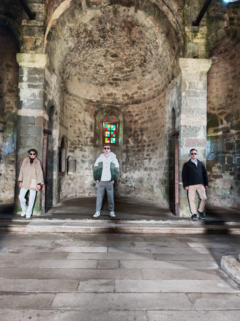 Friends inside Sumela Monastery